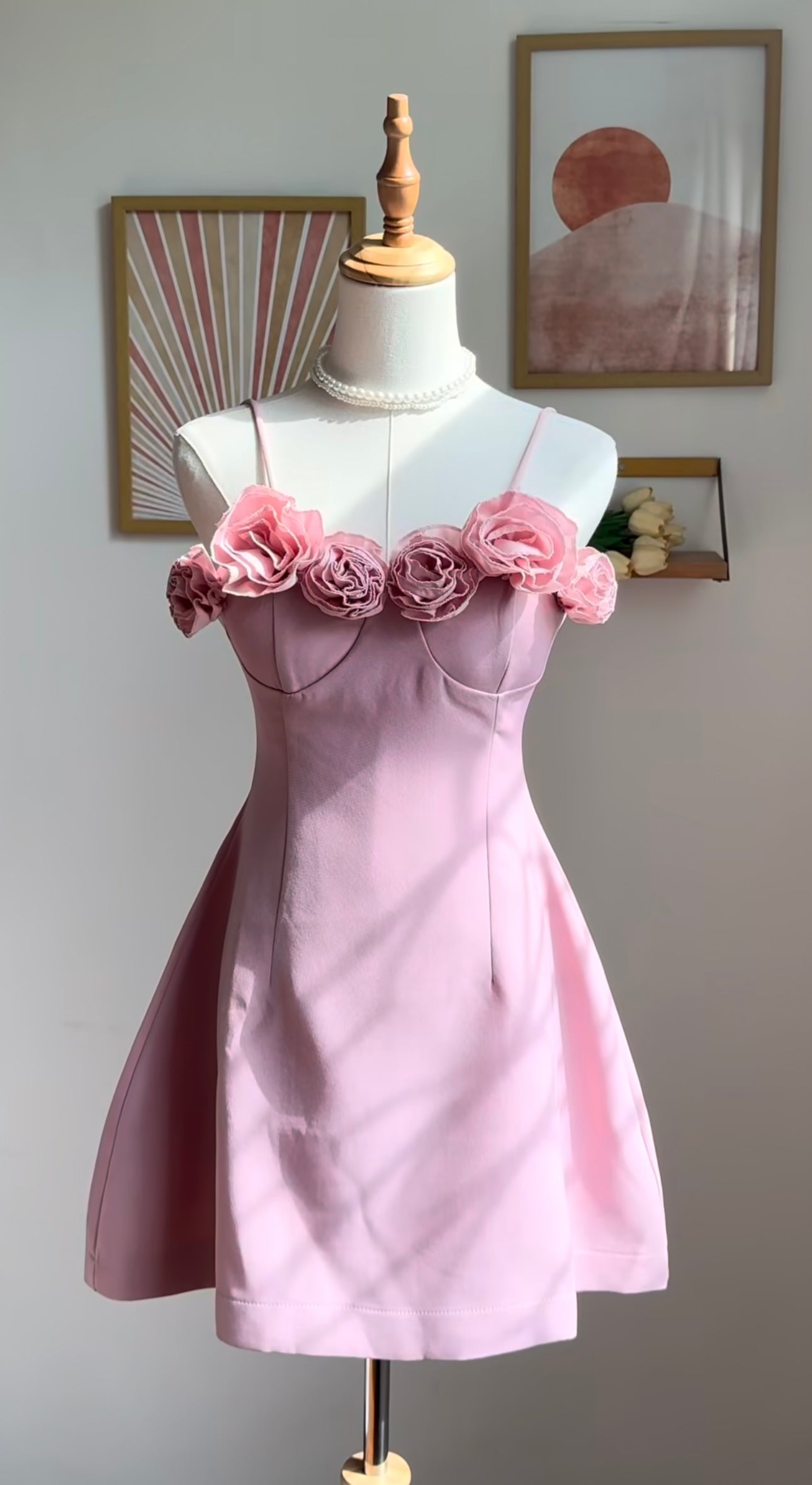 Colette Flower Mini Dress Avalabel