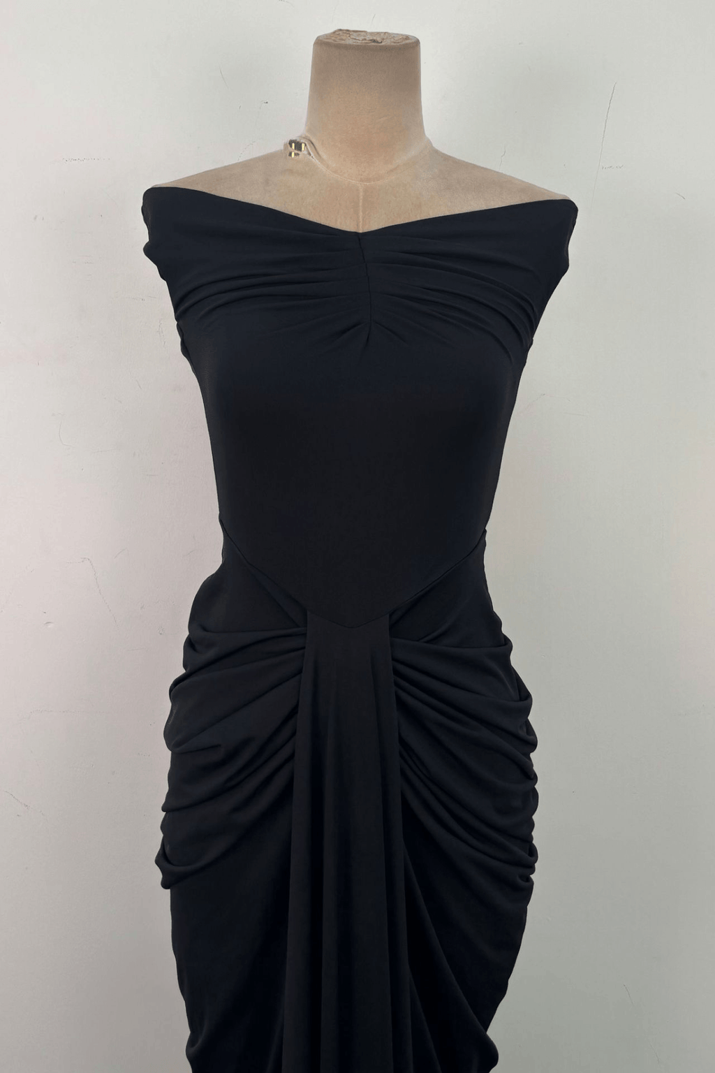 Ciara Elegant Ruched Off Shoulder Maxi Dress Avalabel