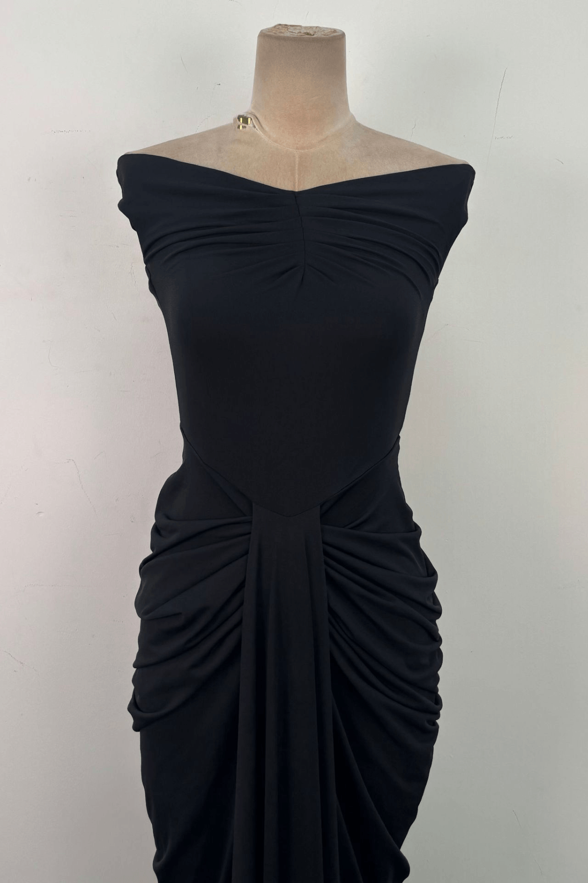 Ciara Elegant Ruched Off Shoulder Maxi Dress Avalabel