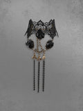 Gothic Vintage Lace Rose Chains Finger Ring Bracelet Avalabel