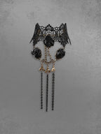 Gothic Vintage Lace Rose Chains Finger Ring Bracelet Avalabel