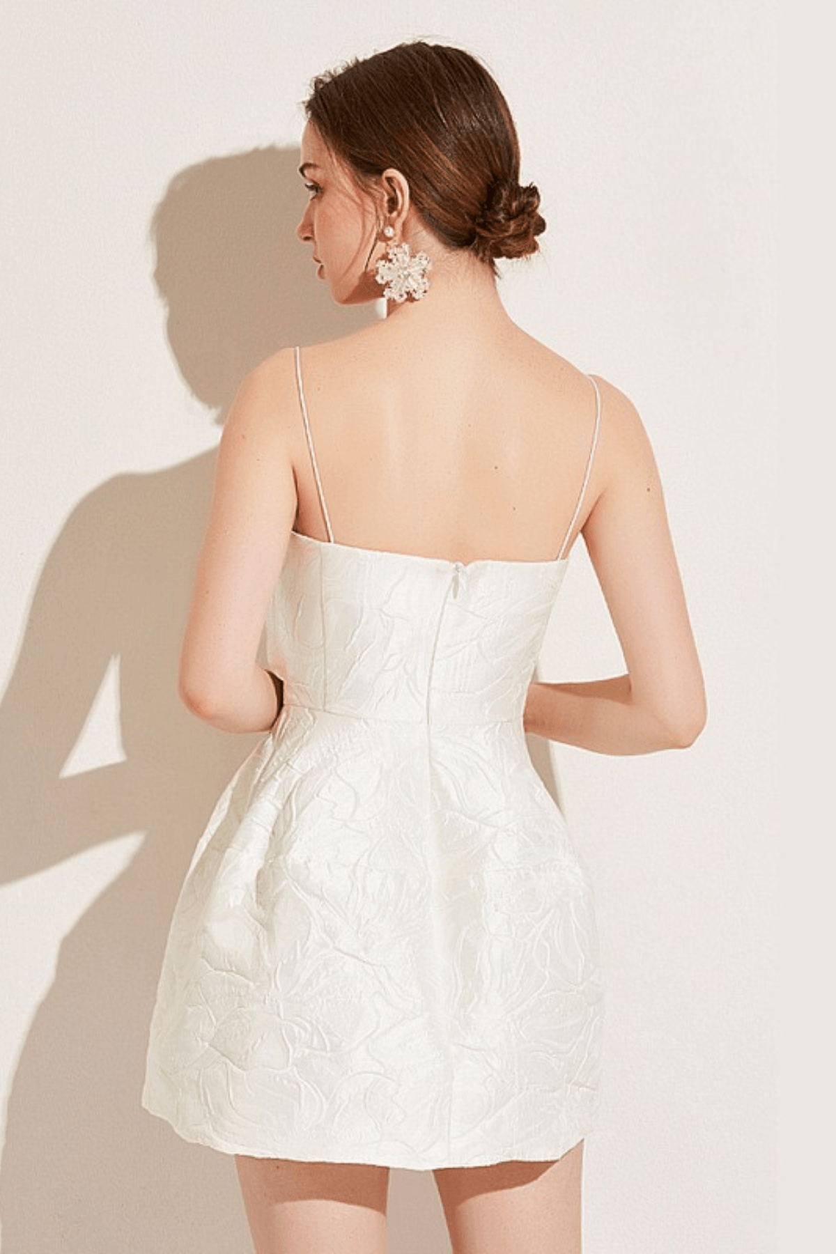 Gloria Elegant Off Shoulder Bow Backless Dress Avalabel