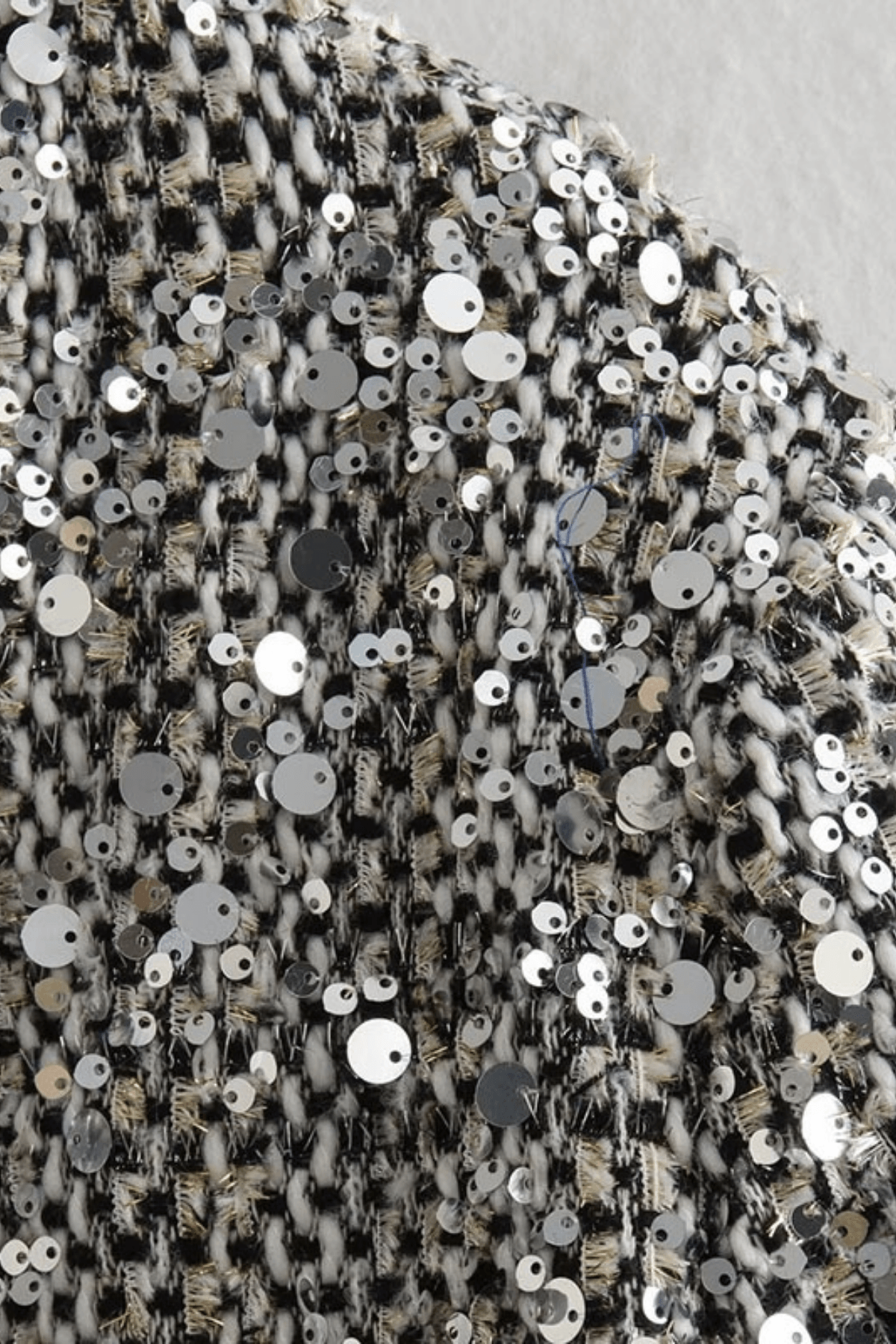 Helen Silver Sequin Cropped Jacket Avalabel