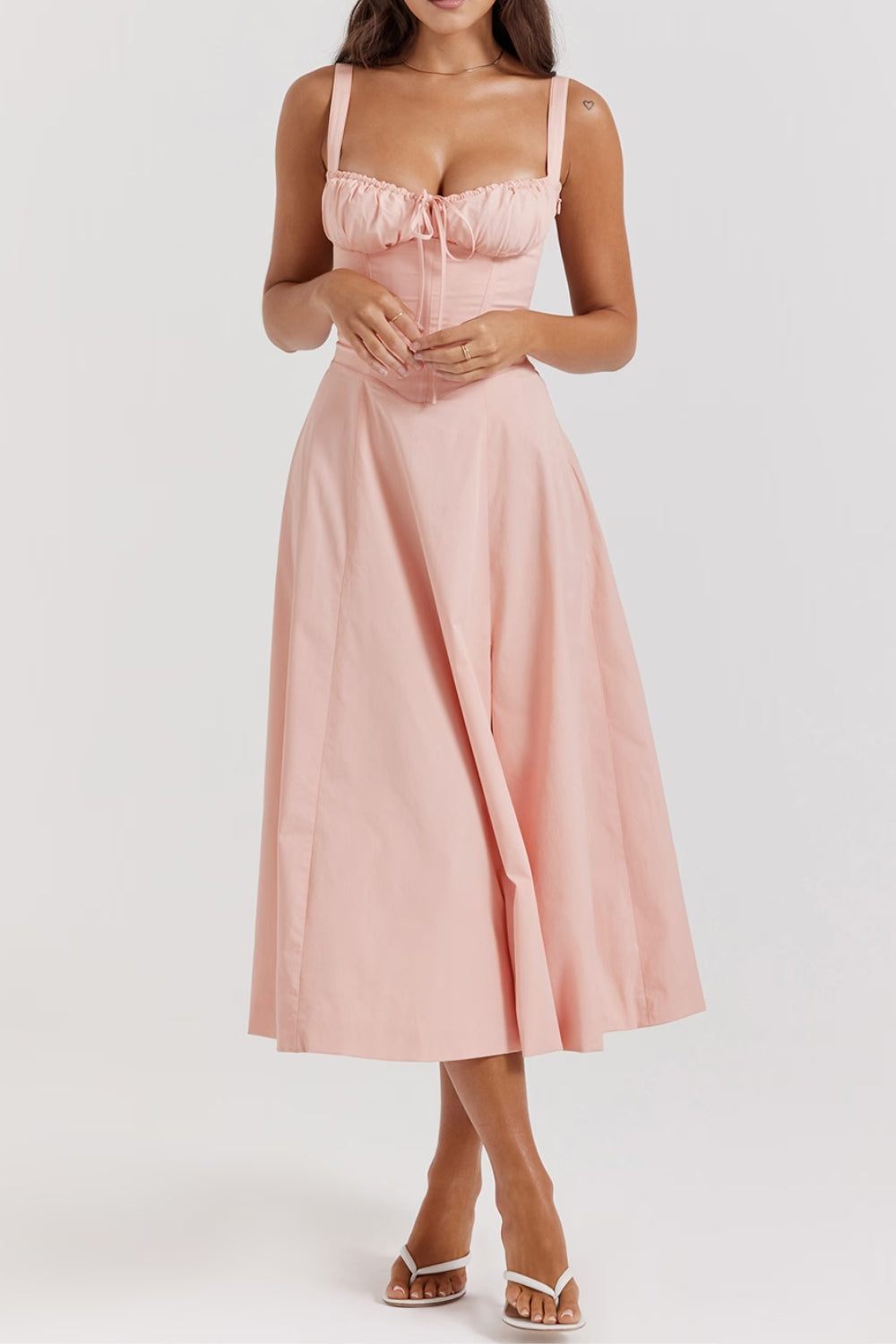 BABY PINK BUSTIER SUNDRESS Avalabel