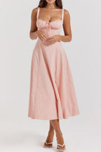 BABY PINK BUSTIER SUNDRESS Avalabel