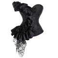 Retro satin STRAPLESS CORSET TOP Avalabel