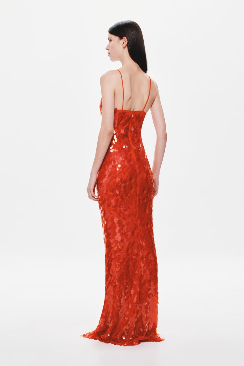 Misha Sapphire Sequin Maxi Avalabel