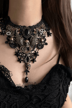 Steampunk Gothic Lace Choker Avalabel