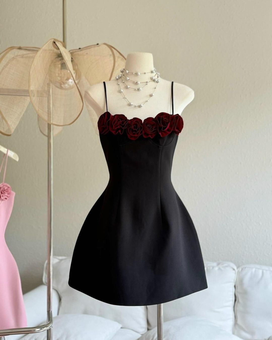 Colette Flower Mini Dress Avalabel