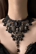 Steampunk Gothic Lace Choker Avalabel