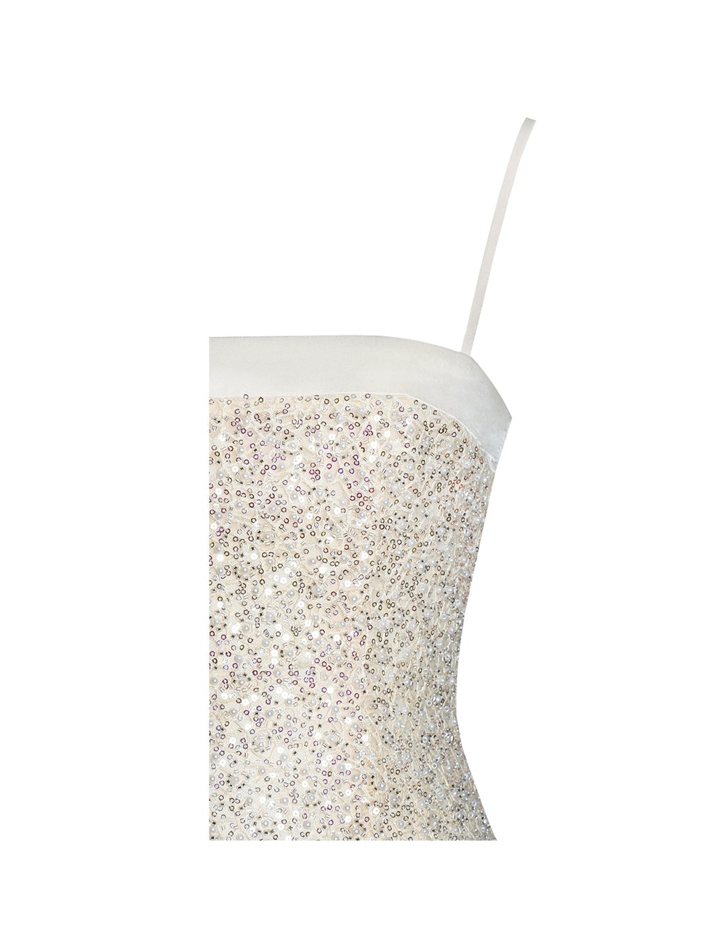 Raizel Gold Beaded Sequin Bodycon Gown with Scarf Avalabel