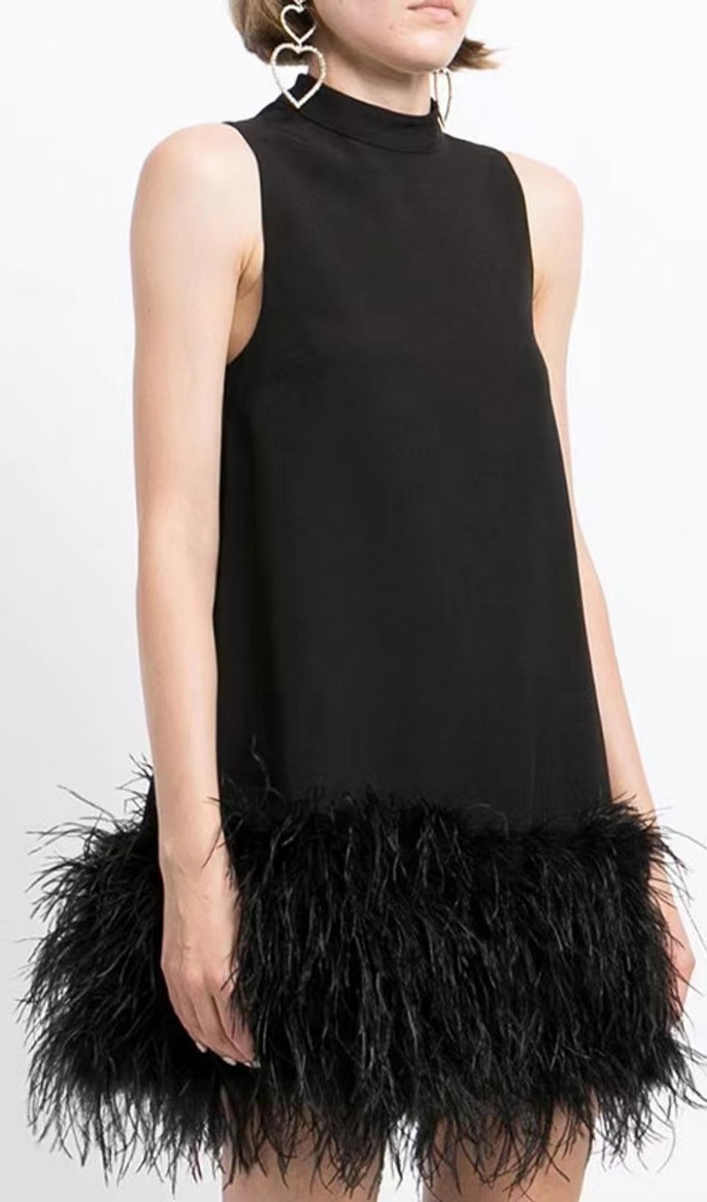 FEATHER MINI DRESS Avalabel