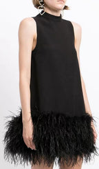 FEATHER MINI DRESS Avalabel