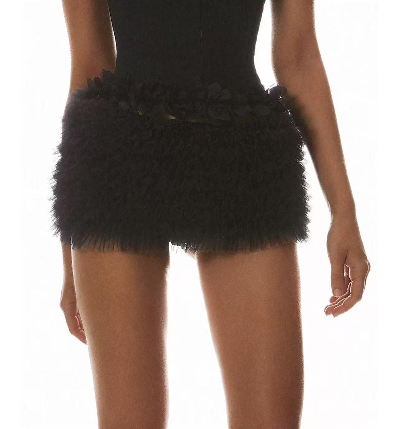 Nketia Sequin Embroidery Strapless Corset Avalabel