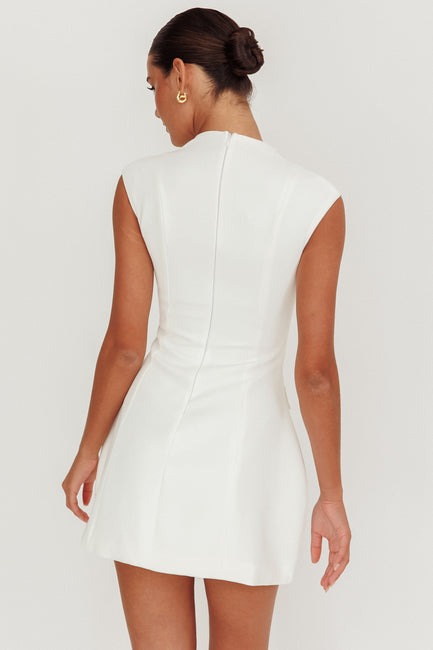 Blake Mini Dress - ivory Avalabel