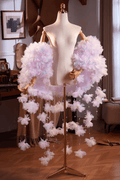 Fairy 3D Flower Crystal Tulle Cape Shawl Avalabel