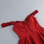 Elva Playsuit - Red Avalabel