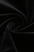 Jenny Black Velvet Cold Shoulder Deep V Maxi Dress Avalabel
