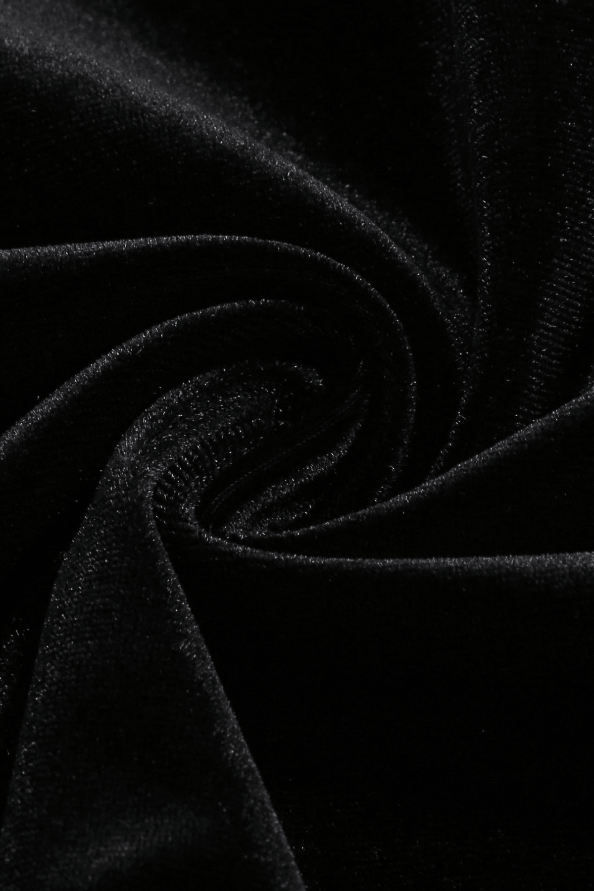 Jenny Black Velvet Cold Shoulder Deep V Maxi Dress Avalabel