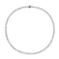 Florence Silver Tone Crystal Embellished Necklace Avalabel