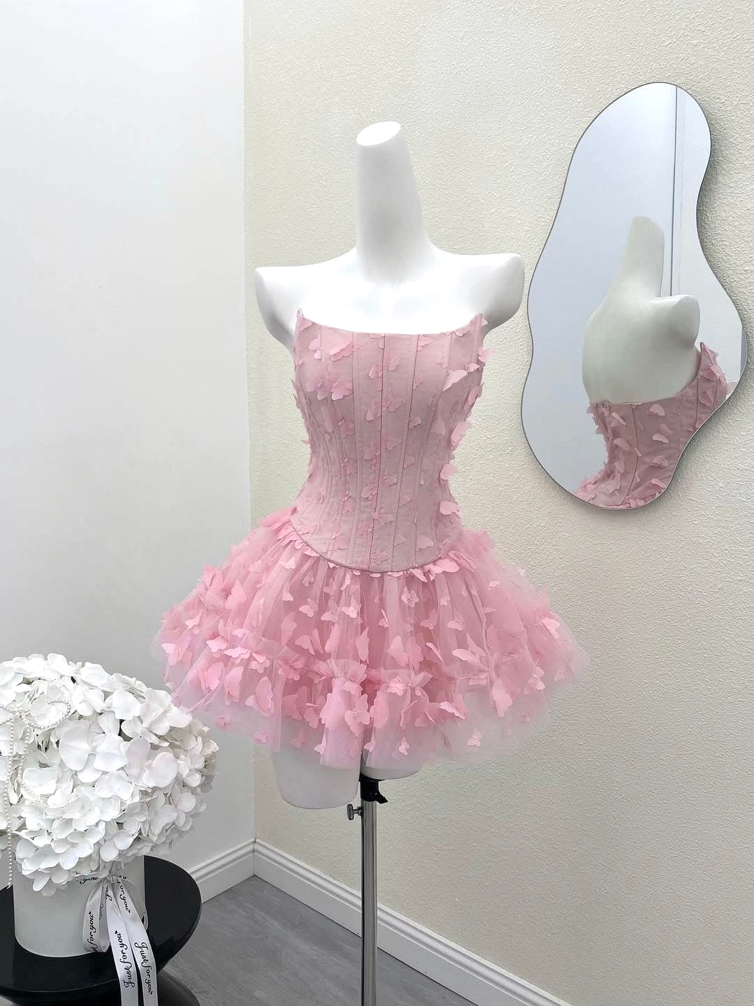 Adara Butterfly Corset Mini Dress Avalabel