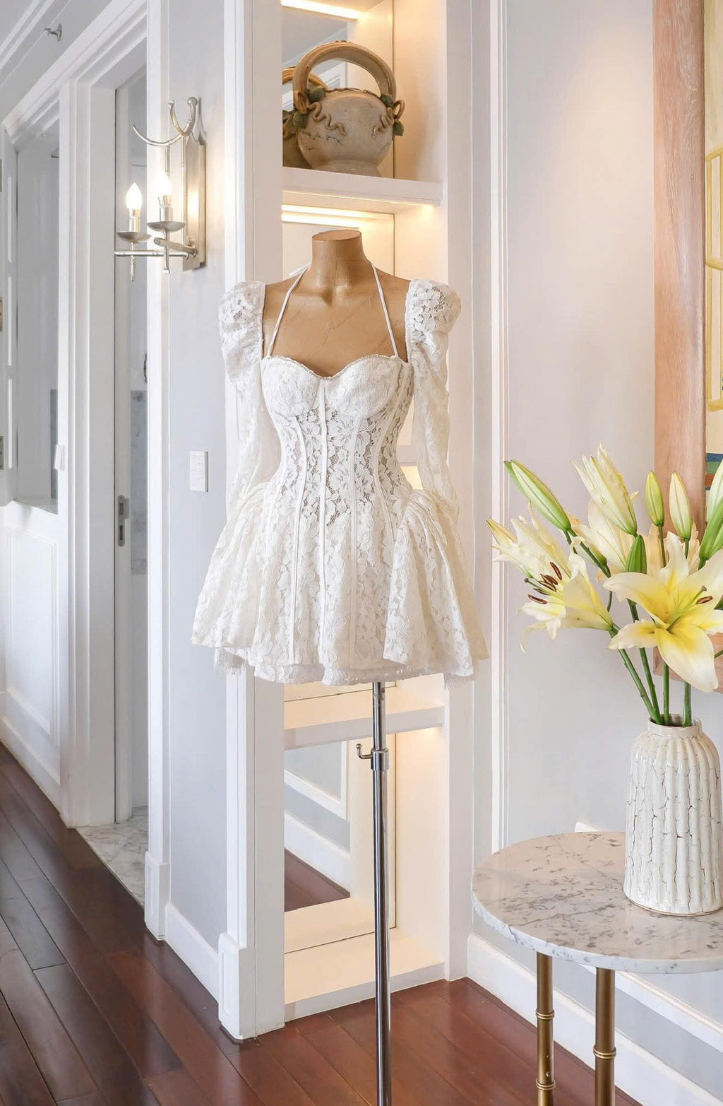 Valerie Lace Cortset Mini Dress Avalabel