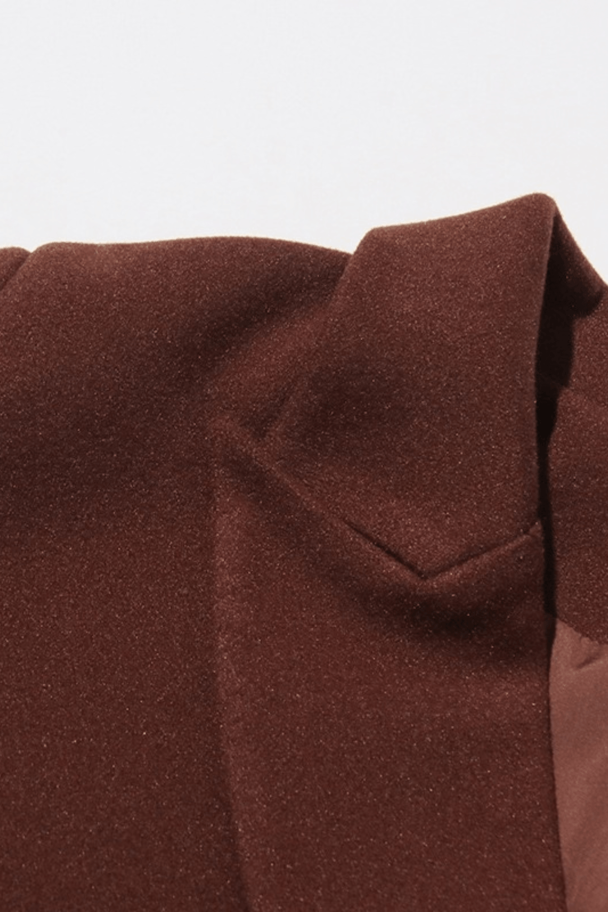 Karin Brown Double Breasted Long Wool Coat Avalabel