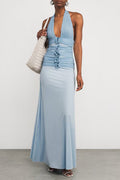 Halterneck Villadiego Maxi Dress Avalabel