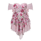 The Rosetta Silk Mini Dress Avalabel