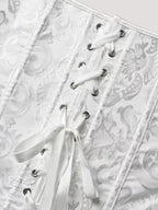 Retro satin STRAPLESS CORSET TOP Avalabel