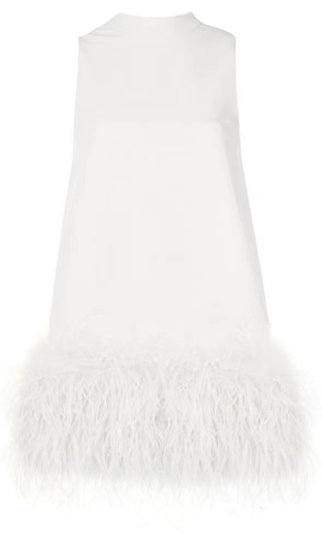 FEATHER MINI DRESS Avalabel