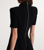 Kristin Black Knitted Mini Dress Avalabel