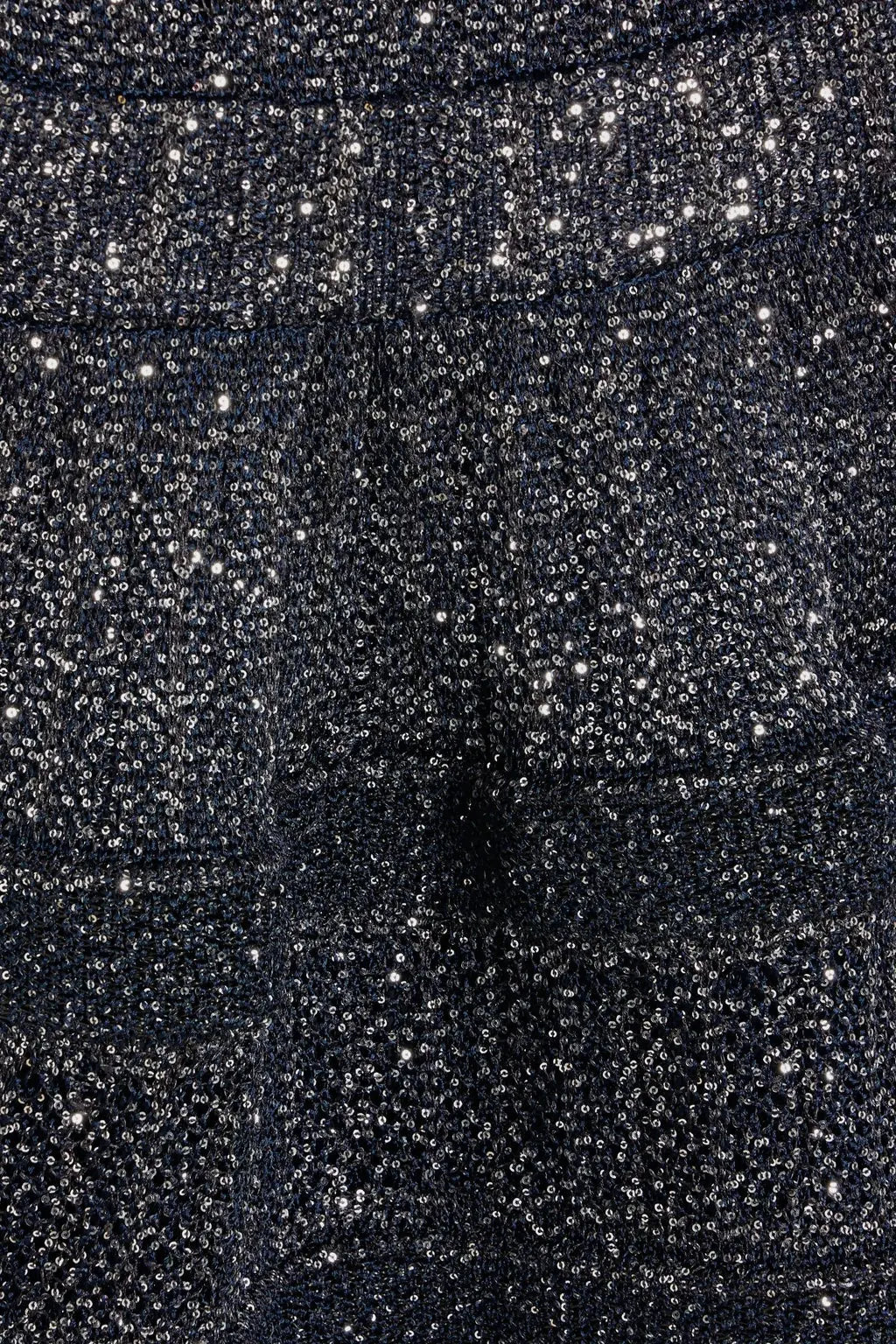 rebecca sequin stretch-knit mini dress in black Avalabel