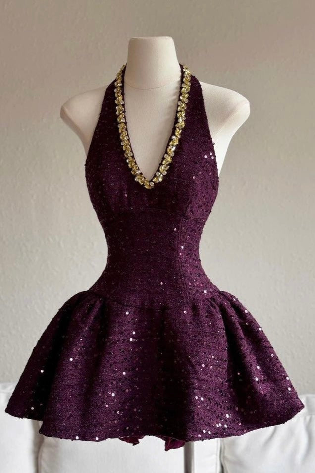 Bellerose Mini Dress In Purple Avalabel