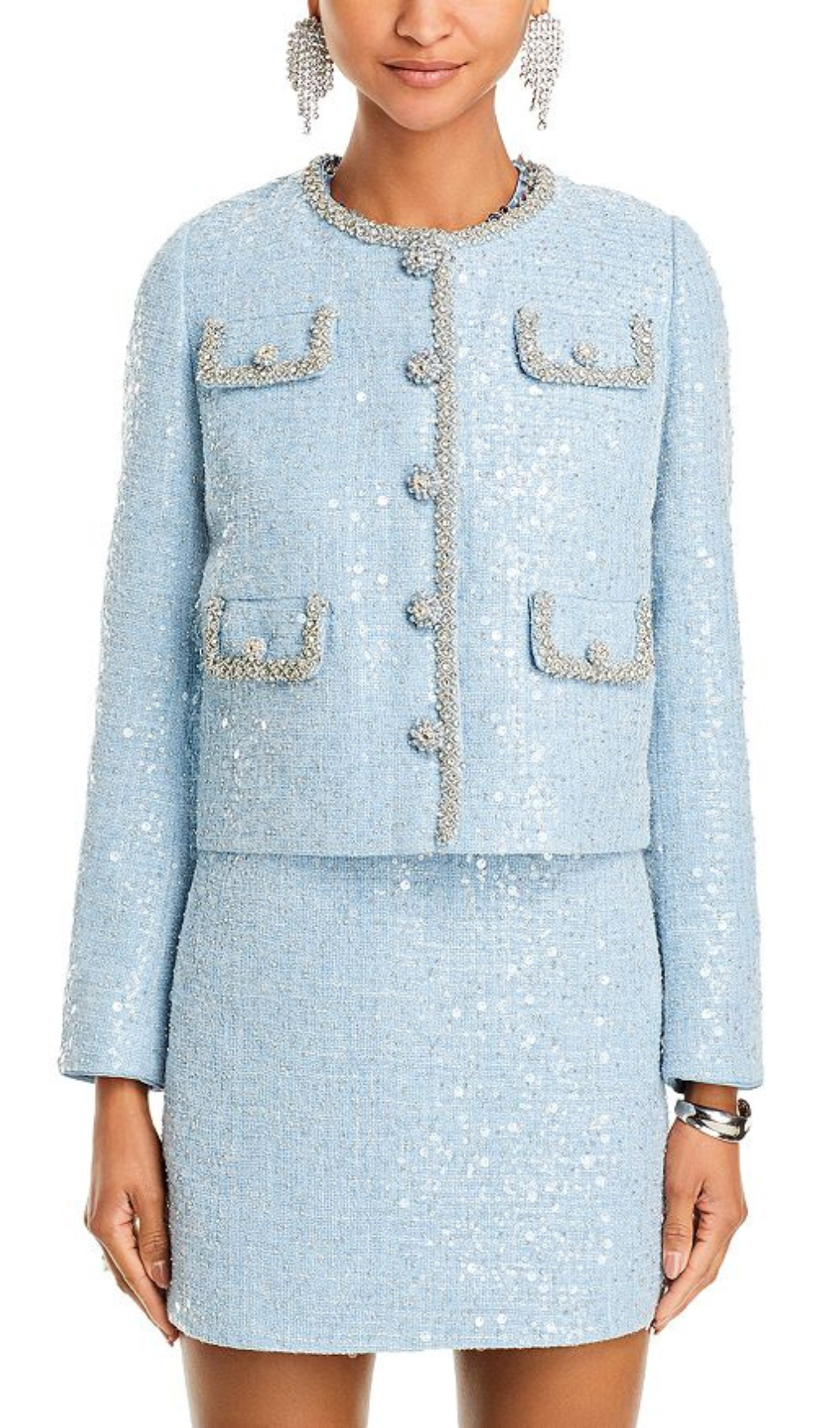EMBELLISHED BOUCLÉ JACKET Avalabel