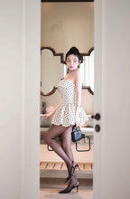 Lumi Dot Strapless Mini Dress Avalabel