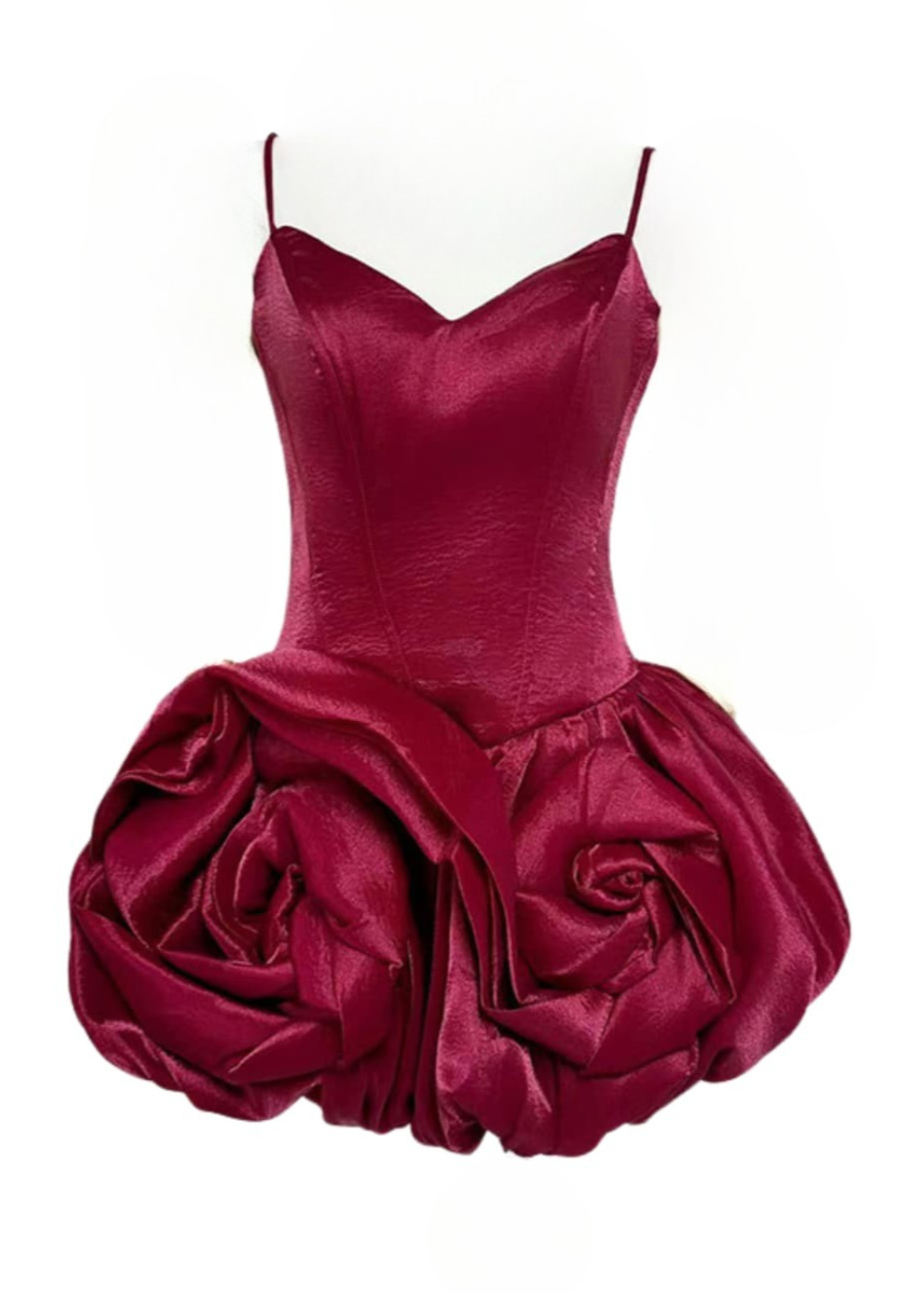 doreen 3d flower bud mini dress