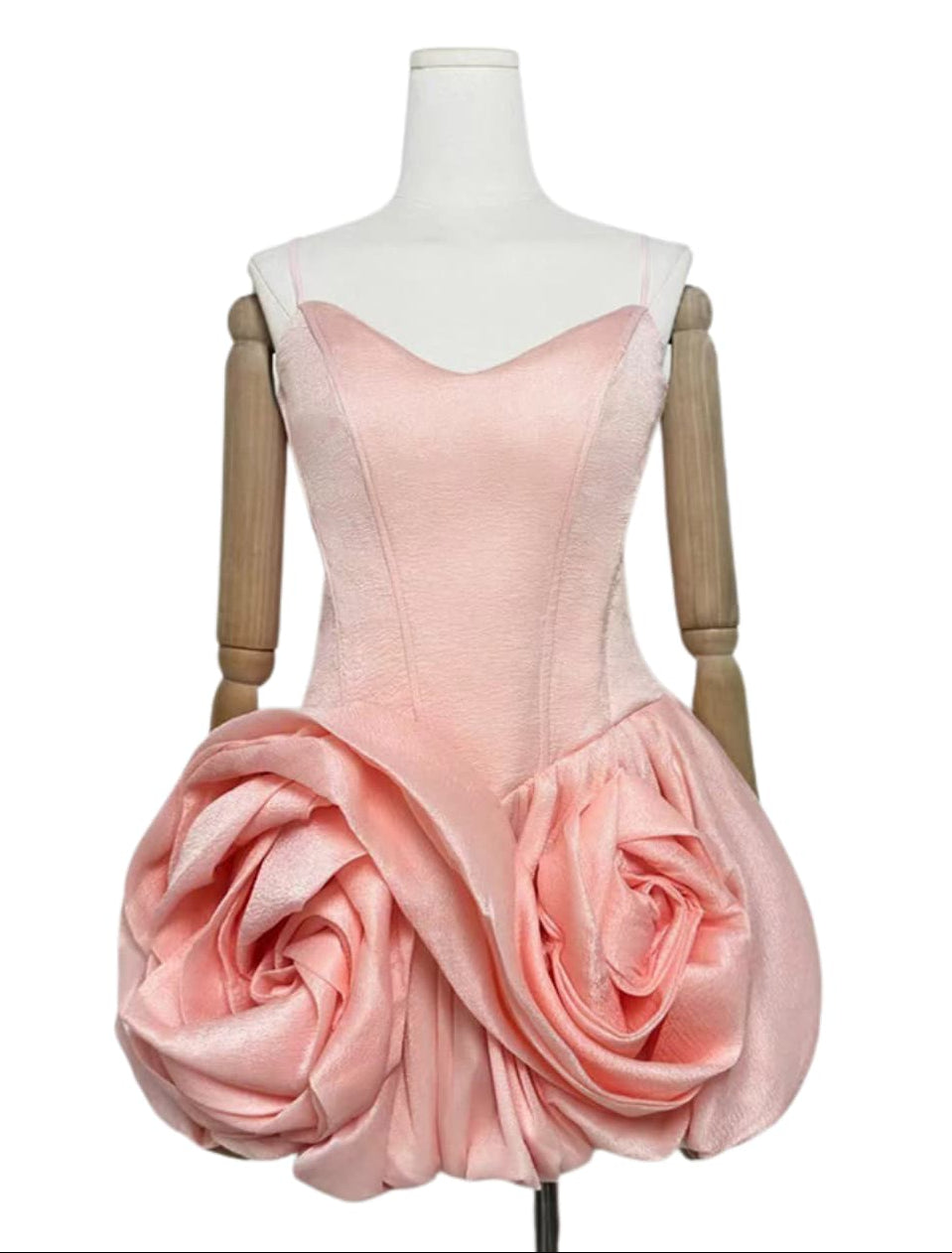 Doreen 3D Flower Bud Mini Dress Avalabel