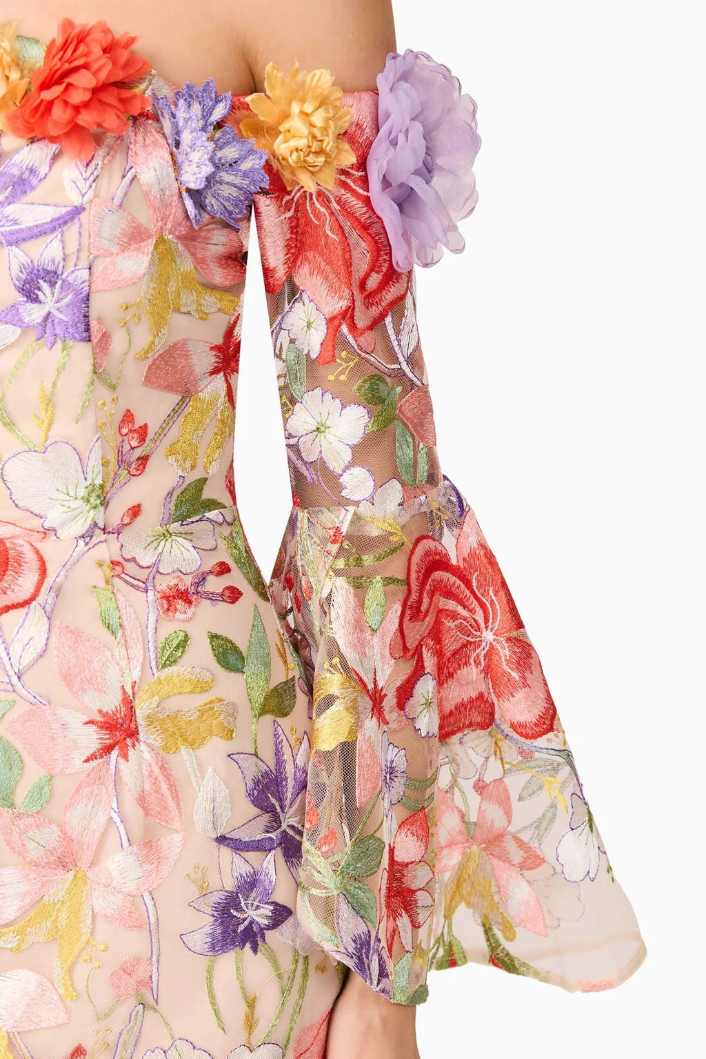 tabitha multicolor Off Shoulder Mini Dress in Floral Avalabel