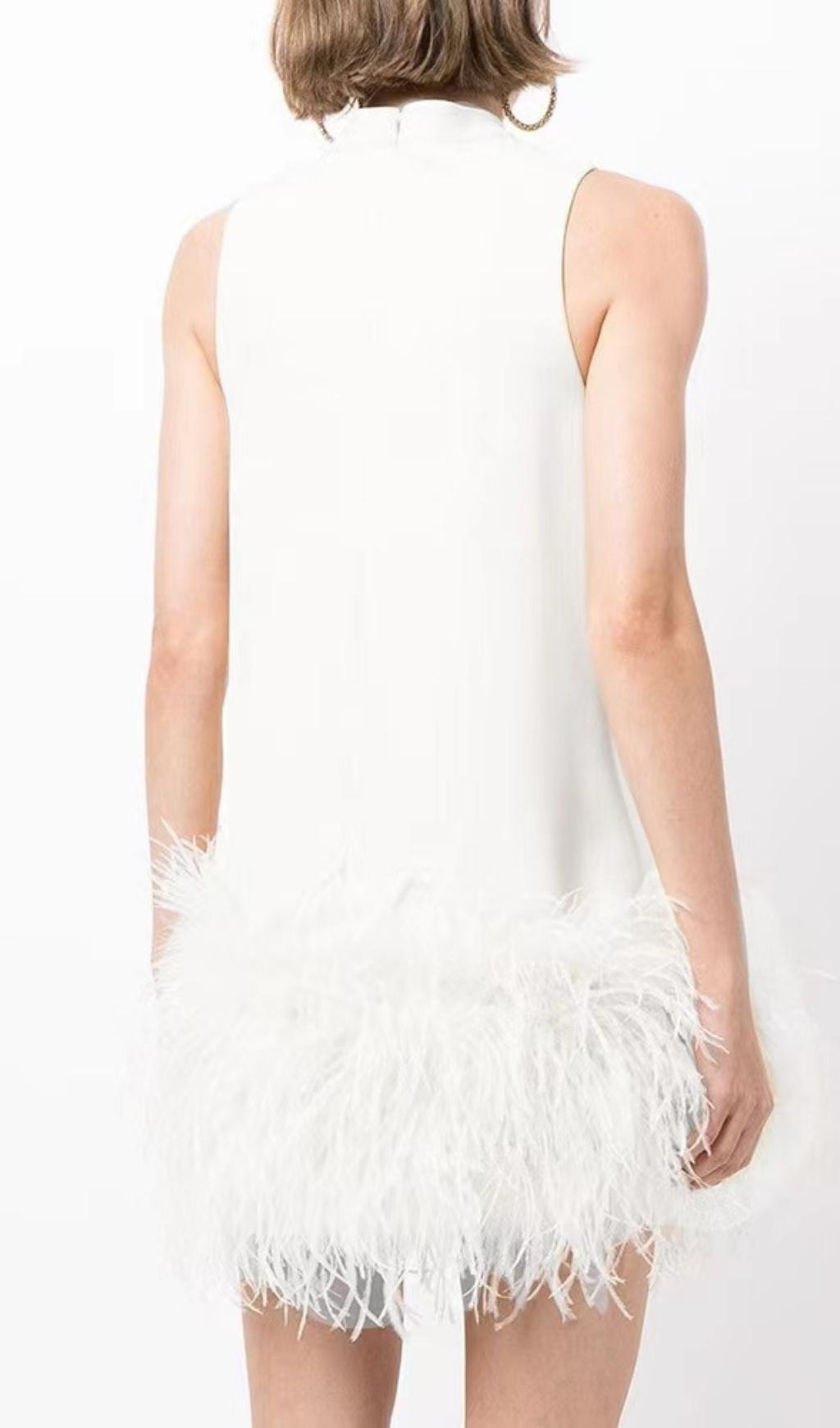 FEATHER MINI DRESS Avalabel