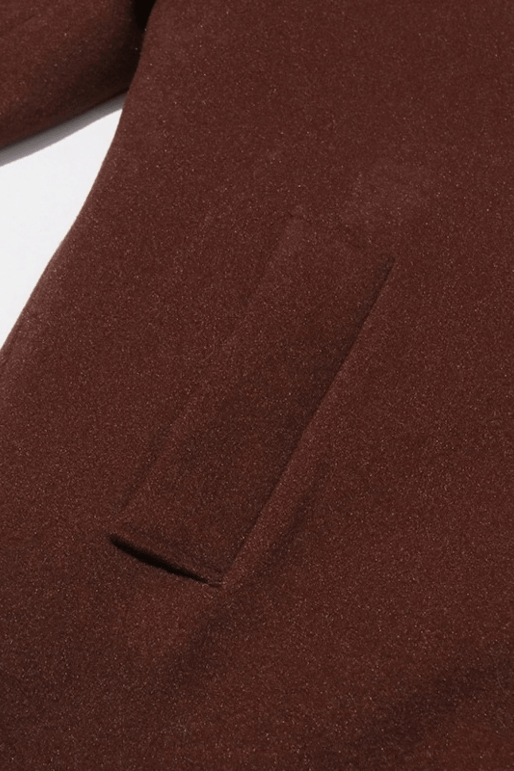 Karin Brown Double Breasted Long Wool Coat Avalabel