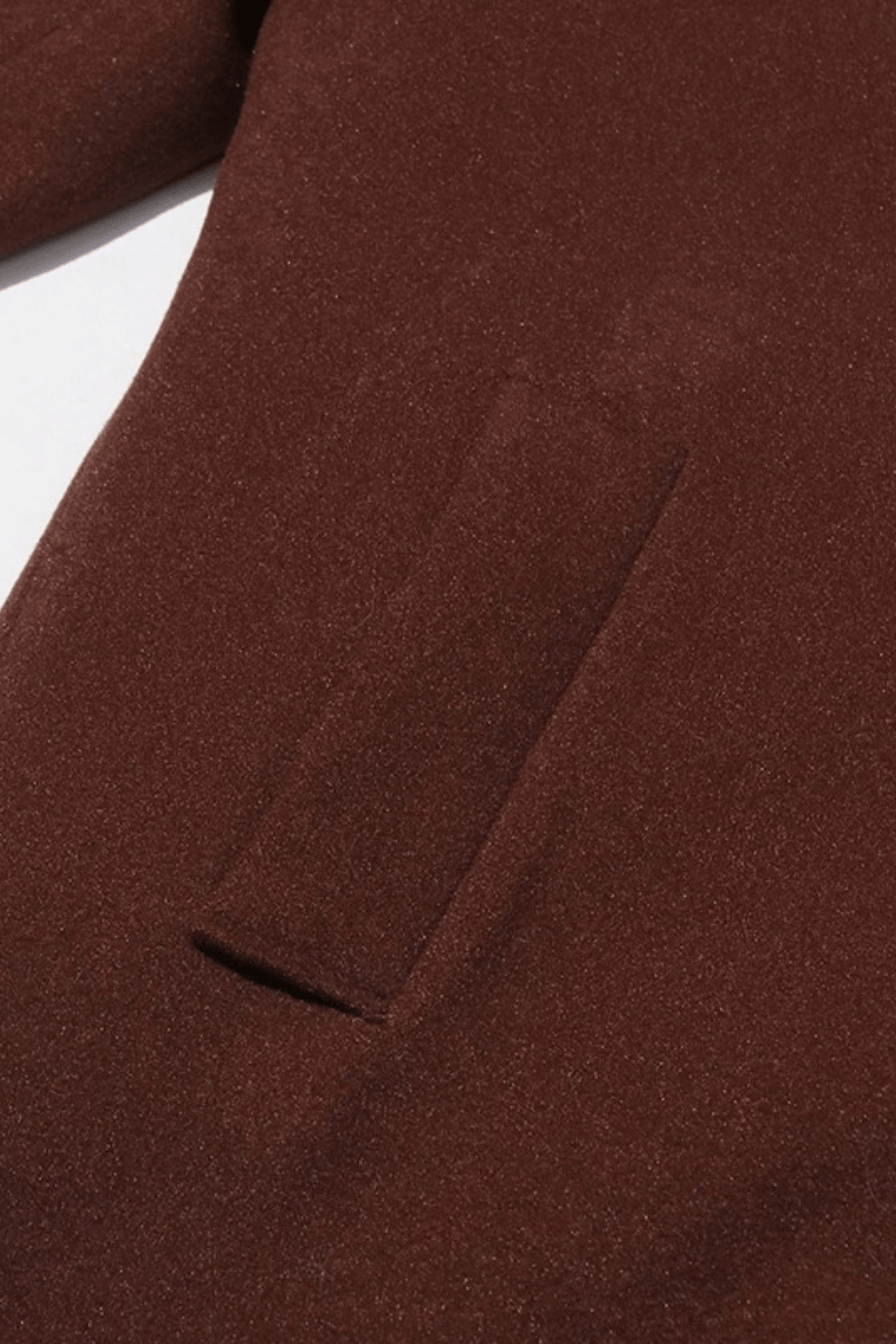 Karin Brown Double Breasted Long Wool Coat Avalabel