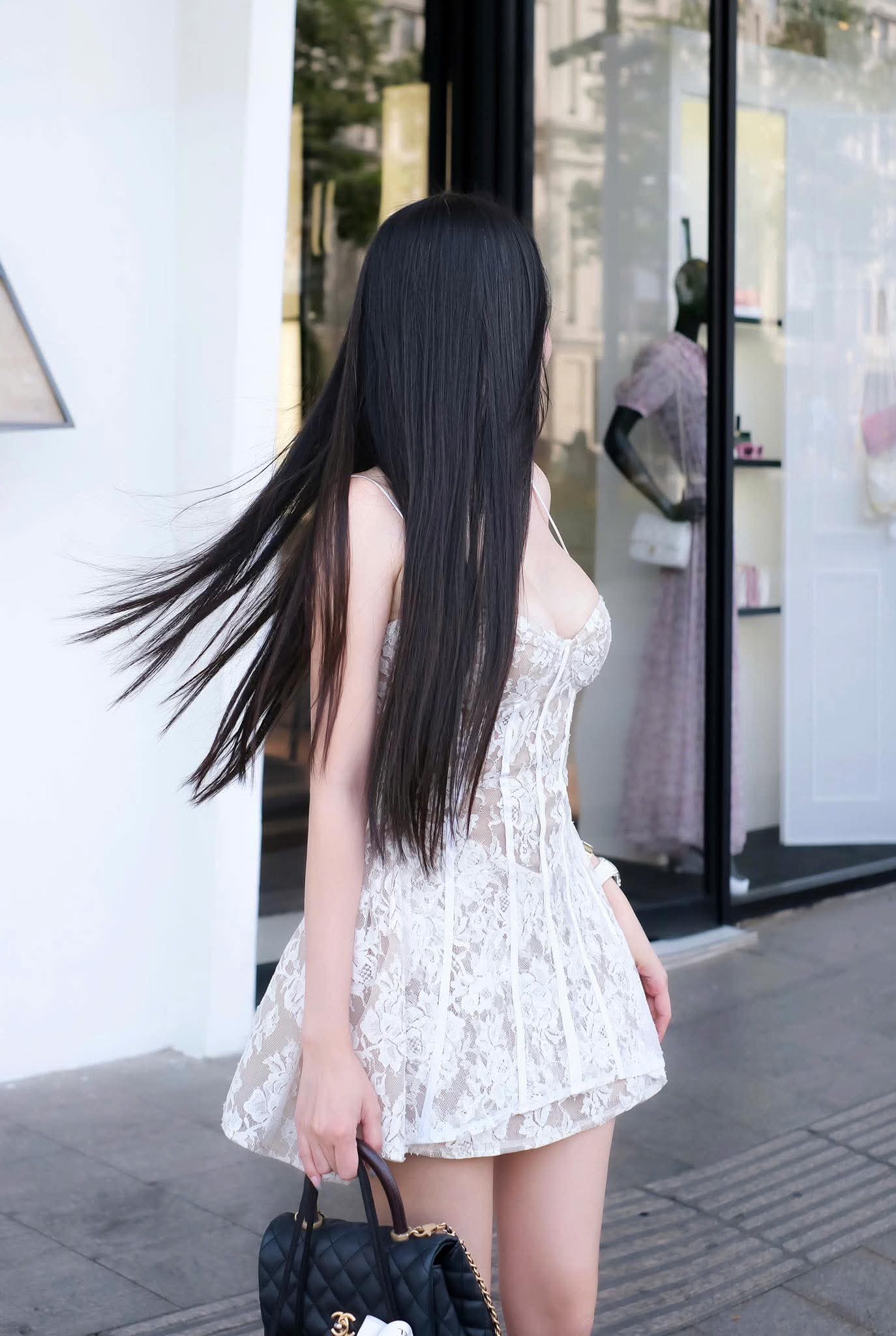Alessia Lace Mini Dress Avalabel