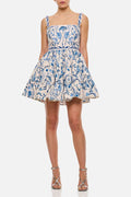 Embroidered Mini Dress Avalabel
