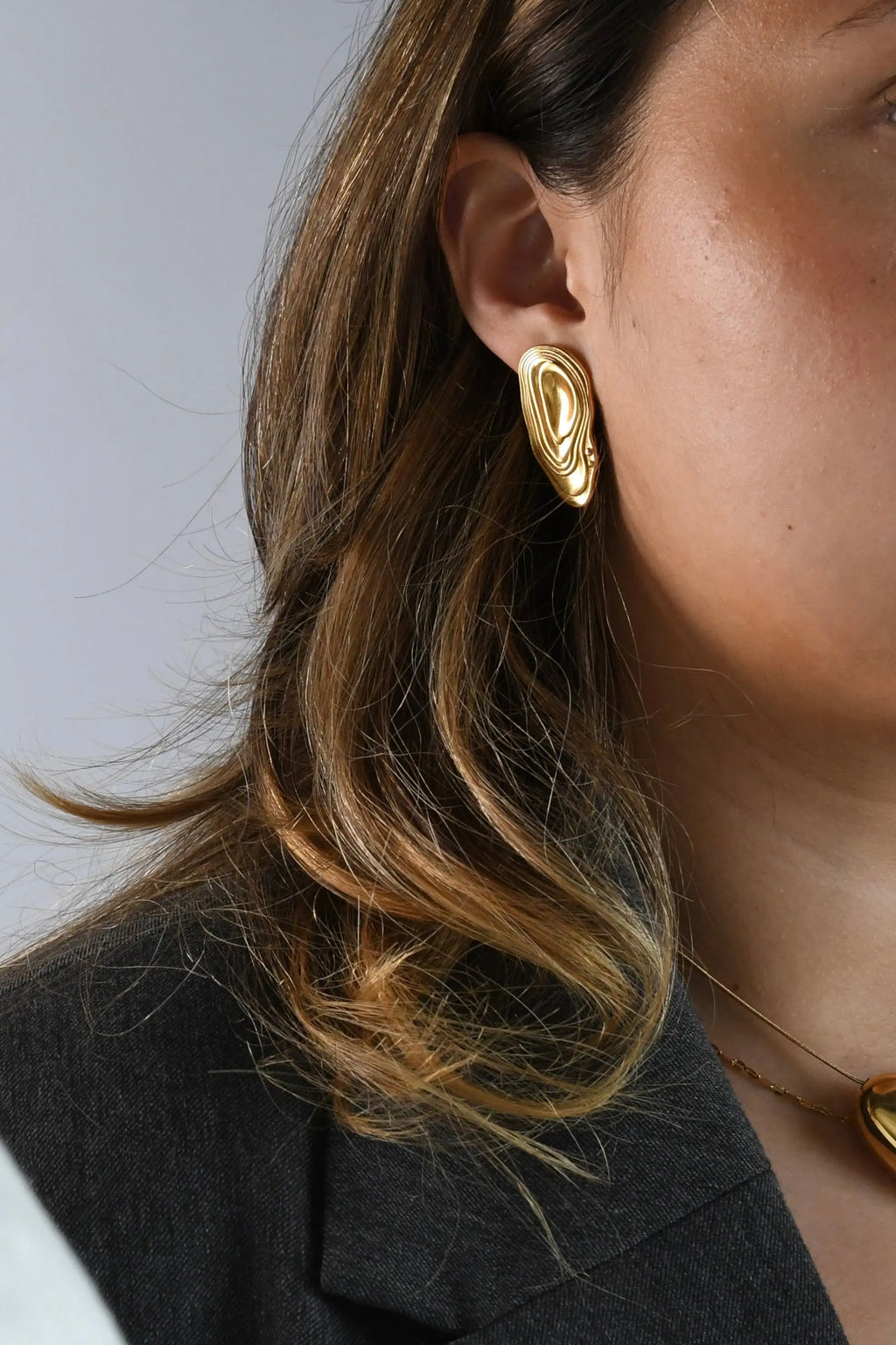 ACACIA - GOLD EARRINGS PLATING WATERPROOF Avalabel