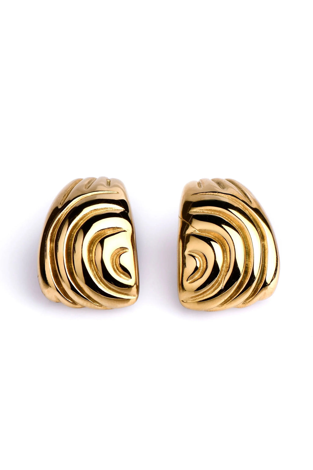 ANGELICA - GOLD EARRINGS 18K GOLD PLATING WATERPROOF Avalabel