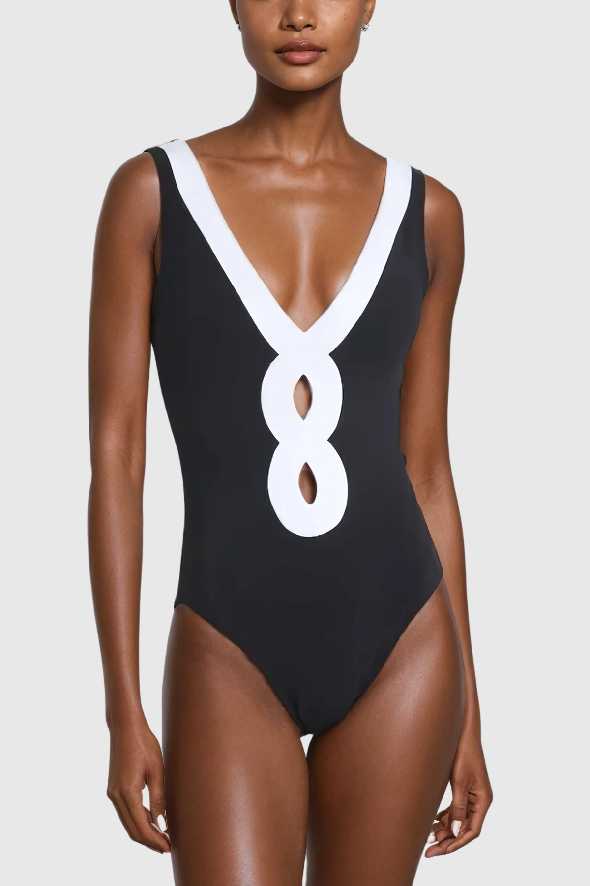 Rebecca Plunge Cutout One Piece Swimsuit Avalabel