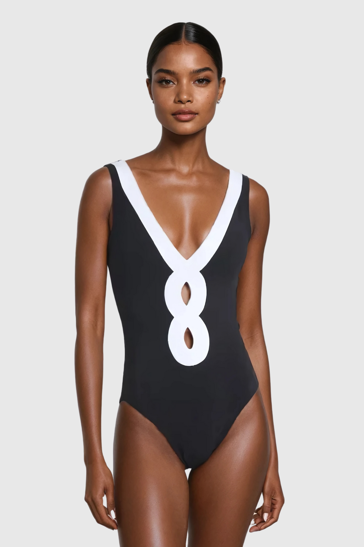 Rebecca Plunge Cutout One Piece Swimsuit Avalabel
