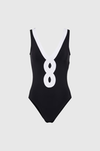 Rebecca Plunge Cutout One Piece Swimsuit Avalabel