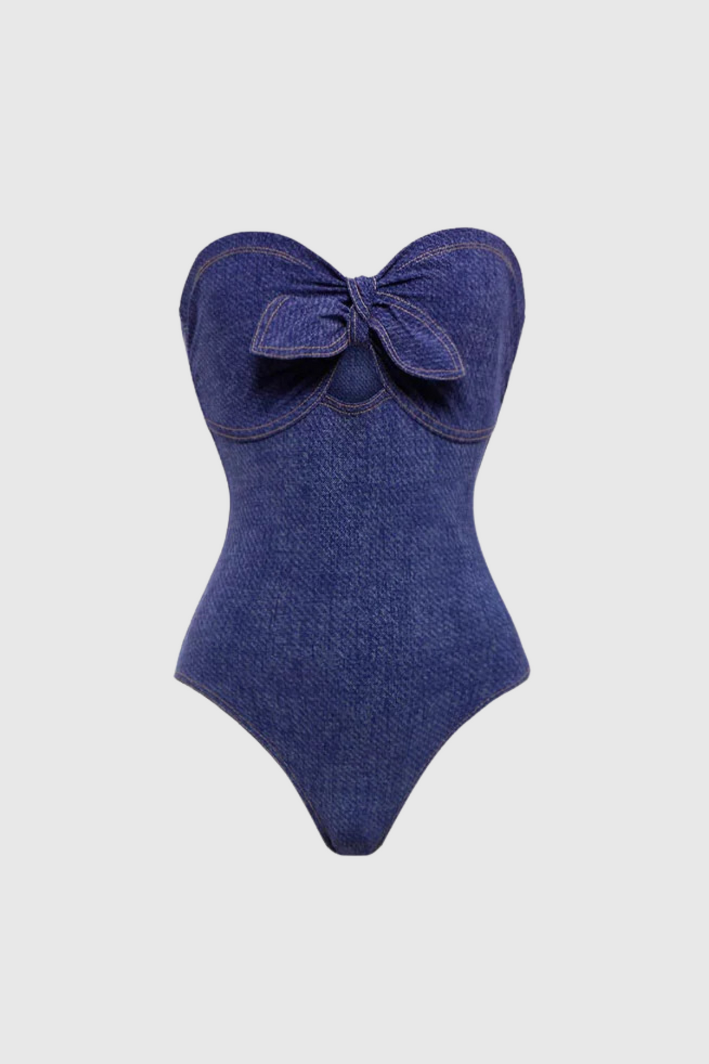 Michelle Strapless Cutout Bodycon Swimsuit Avalabel